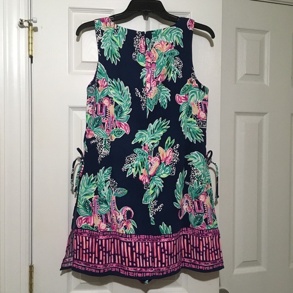 NEW Lilly Pulitzer Donna Romper in Peanut Gallery - Picture 4 of 7